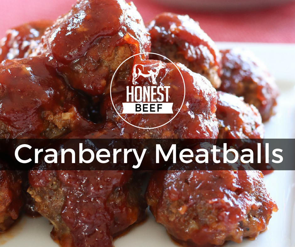 Honest Beef Cranberry Meatballs