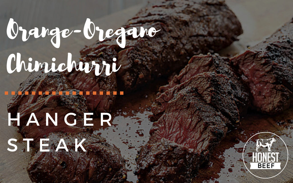 Orange-Oregano Chimichurri Hanger Steak