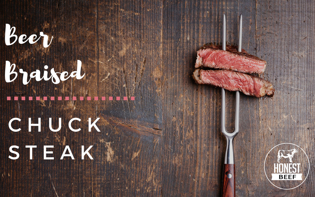 Beer Braised Chuck Steak & Veggies